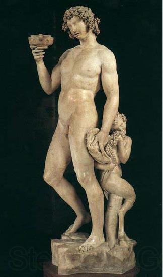 Michelangelo Buonarroti Bacchus Spain oil painting art